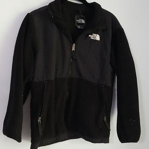 Boys north face black fleece